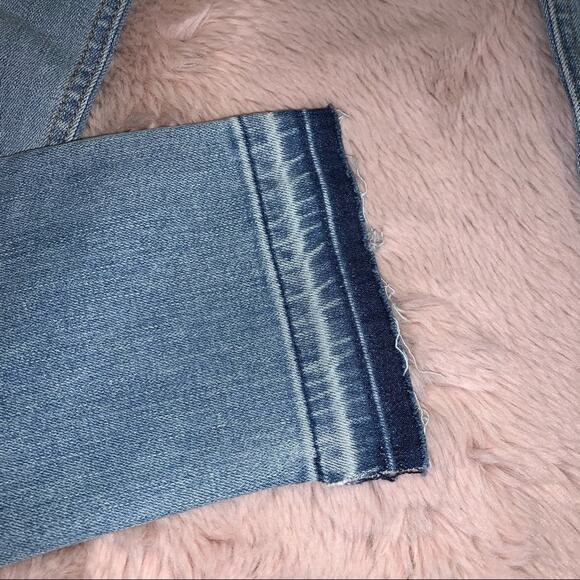 rag & bone Capri Step Frayed Hem Light Wash Skinny Jeans Wiley Size: 27 - Picture 9 of 16